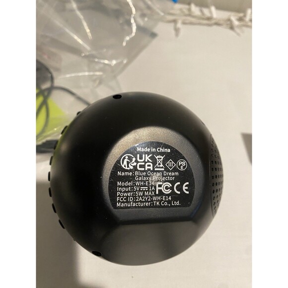 Blue Ocean Dream Galaxy Projector With Bluetooth Speaker Multi Color Lights - Picture 9 of 9